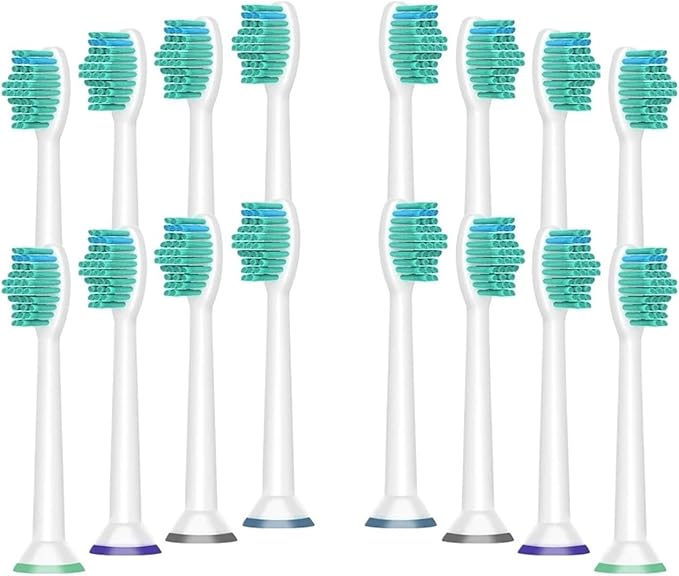12/16/20Pcs Toothbrush HeadsCompatible for HX6780 HX6781 HX6782 HX6902 HX6910 HX6911 HX9044 HX6074 HX9024 HX6730 HX6062(16PC)