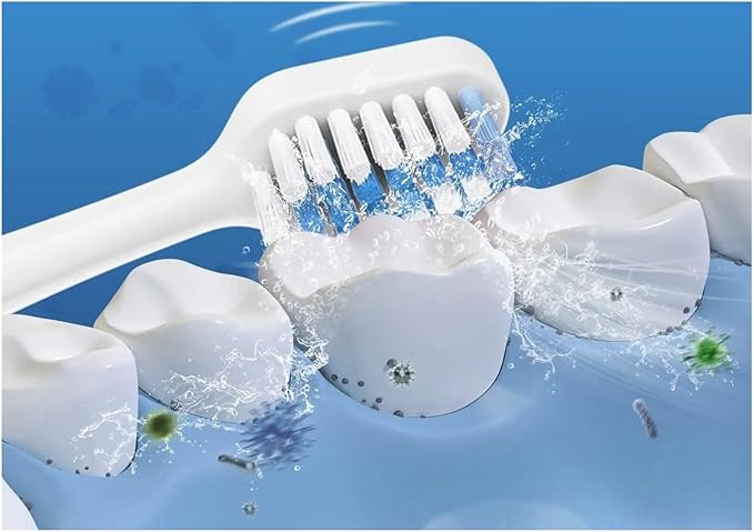 Replacement Toothbrush HeadsCompatible for Philips Cover Health Aoremon Hx7022 Screw-On Medium Fit Electric Tooth Brush Heads(3color-2A-16pcs)
