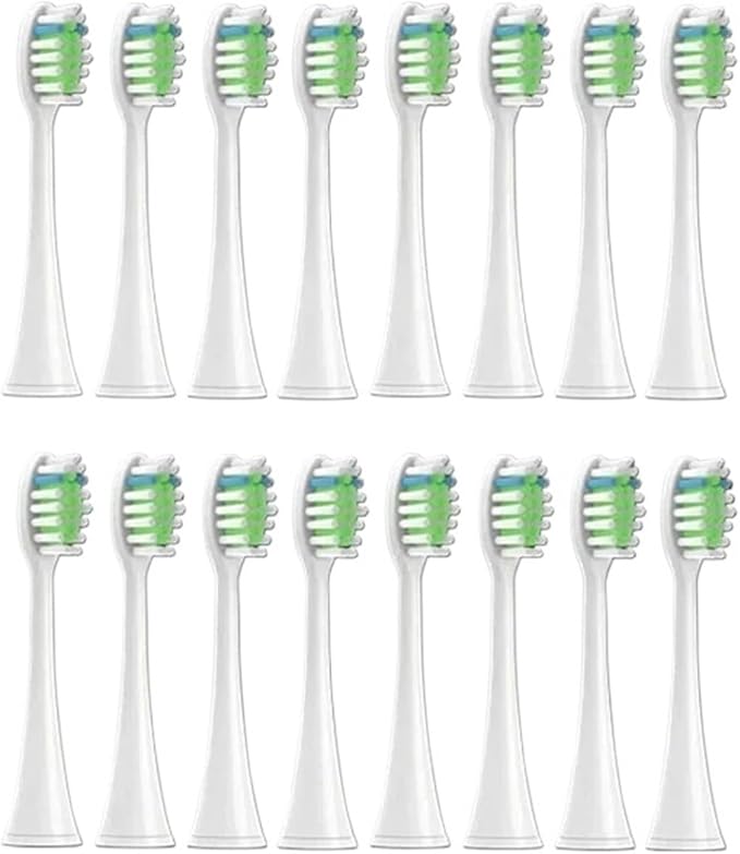 Replacement Brush Heads Compatible for Toothbrush Head HX3 HX6 HX9 Series HX3210 3211 6150 6500 6510 6530 9342 6730(16pcs P1)