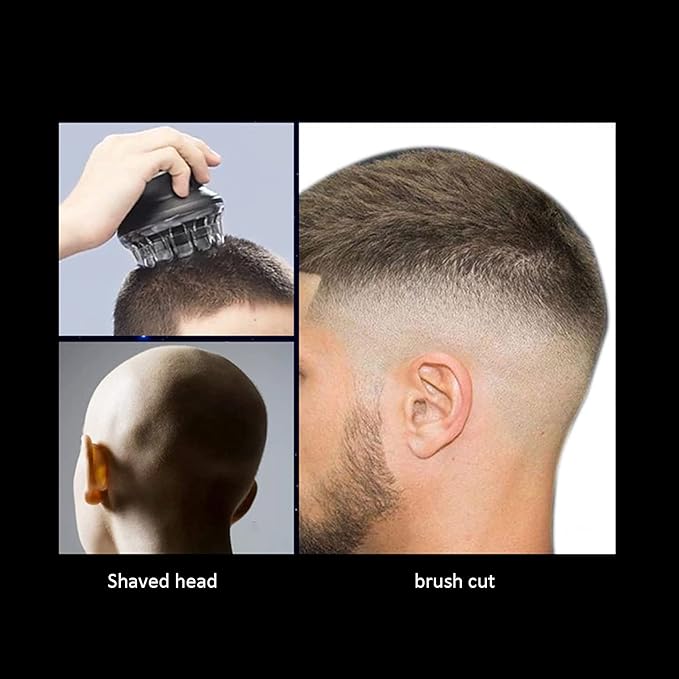 Head Shavers for Bald Men Waterproof Washed Not Rust Bald Head Shaver Rechargeable High Precision Electric Head Hair Shaver