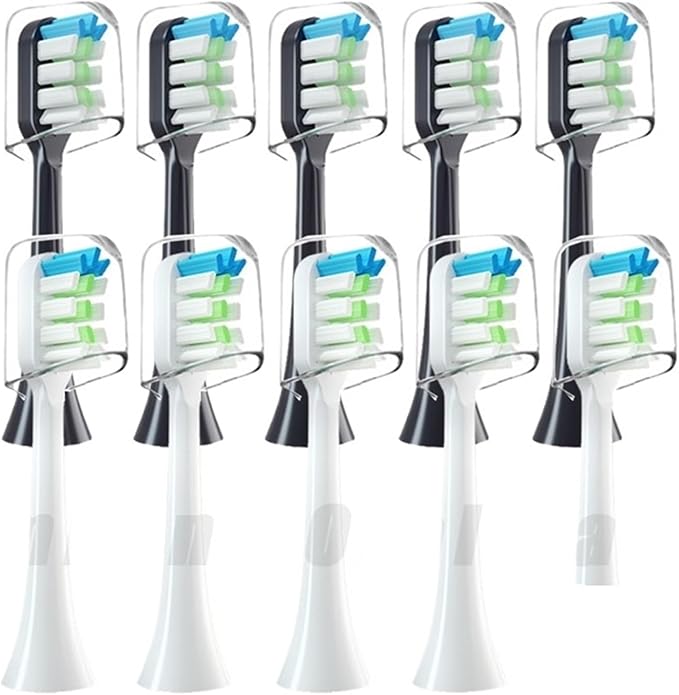 Compatible for FUPAI Electric Toothbrush Head A6 / A6plus A6splus A8 Z5 Universal Vacuum Package Replacement Brush(Purple)