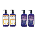 Dr Teal's Body Wash with Epsom Salt Pack of 2 24oz &amp Sleep Blend Body Wash with Melatonin Pack of 2 24 fl oz