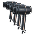 Beurer HC35 Compact Hair Dryer 1500-Watt Blow Dryer Ionic Technology Reduces Frizz Lightweight and Portable Travel Hair Dryer with 4 Temperature and 3-Speed Settings &amp Cold Air Function (Black)