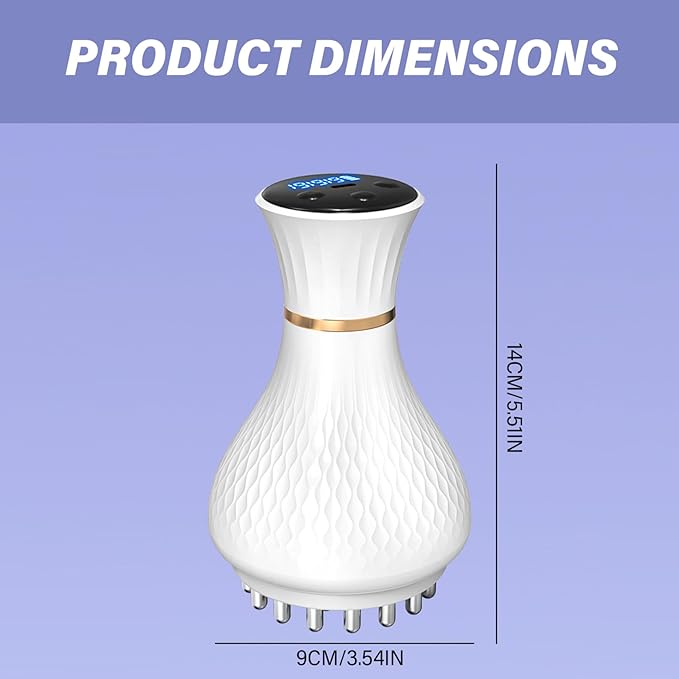 Electric Handheld Massagers Electric Foot Massagers Ergonomic Cellulite Massager with Heating and Vibration Waterproof Body Sculpting Machine for Muscle Relaxation
