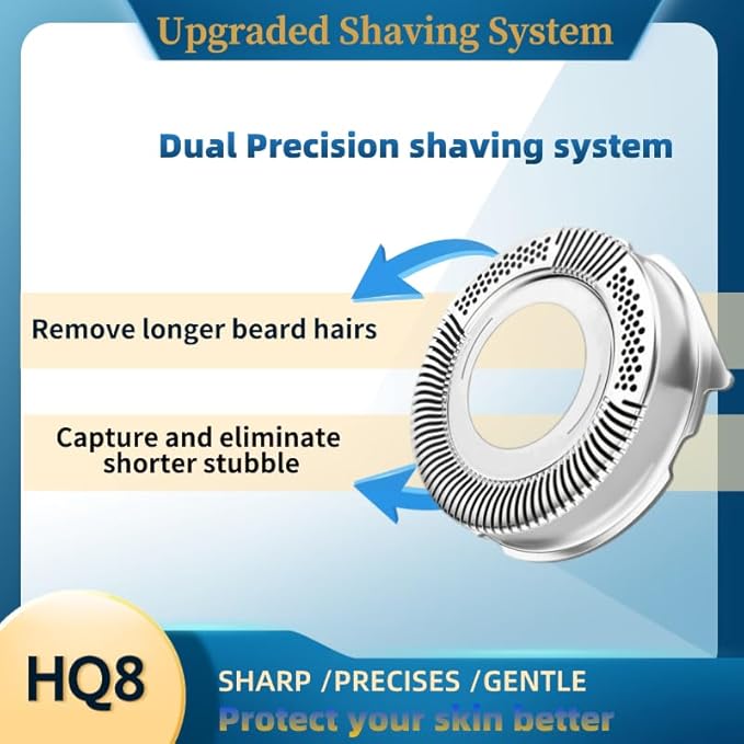 Comfortable Razor Replacement Blades Durable Shaver Blade Accessories(3 Pcs)