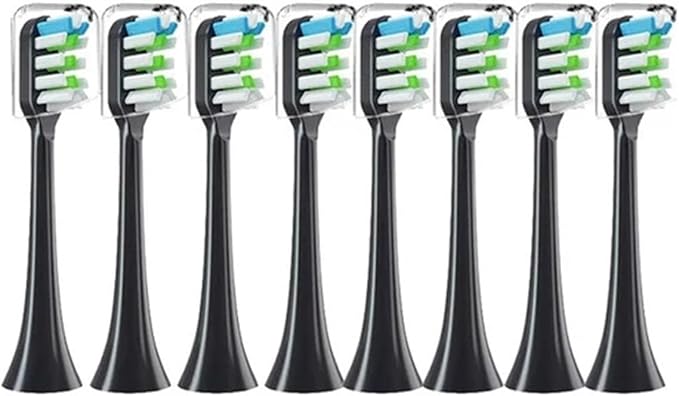 Compatible for X3 X5 X3U X1 V1 V2 Head 7pcs Replacement Heads Brush(7pcs Black)