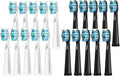 Replacement Toothbrush Heads Compatible for FW-507/508/551/515/917/959/2011FW-D1/D3/D7/D8 Electric(10 Black Care(Soft))