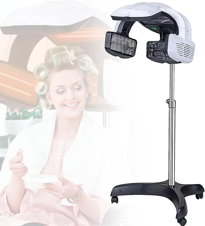 Hair Color Processor Wall MountSalon Hair Color Processor Wall Mount/Floor-Standingwith LED Displaywith 5 Heating Discs360° Swivel Adjustable Armfor Drying DyeingPerming Vertical