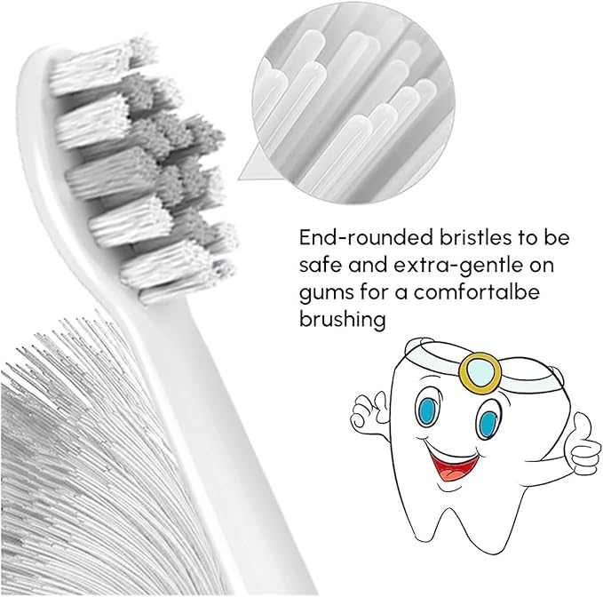 Replacement Toothbrush Brush Heads Compatible for Pro1100 2100 4100 5100 61002/8/12PCS(2 Pcs)