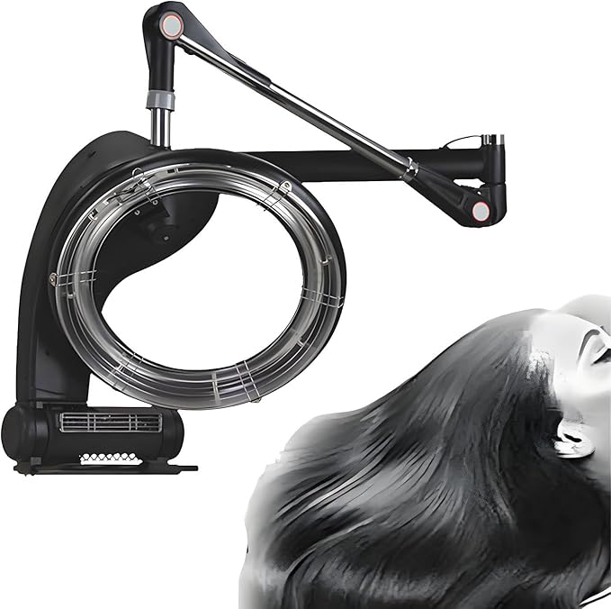 360°Rotate Multi-Functional Salon EquipmentProfessional Salon Drying Perming Machinewith 6 Modes Hair Dryer for Home and Salon Hanging