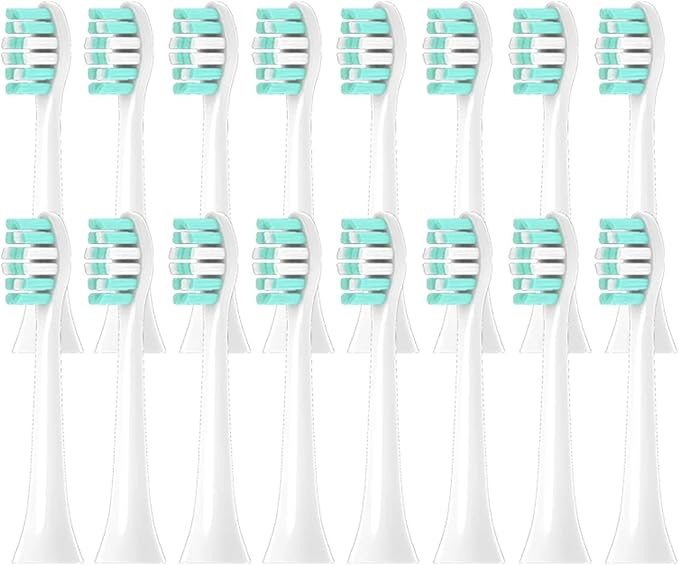 8/12/16PCSCompatible for Philips HX6950 Replacement Toothbrush Heads Vacuum Bristle Brush(PHILIPS-16pcs)