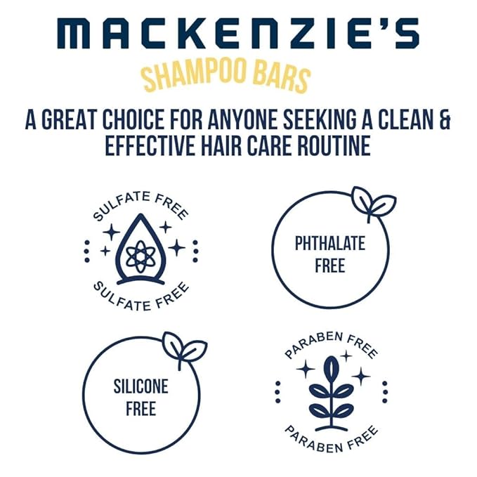 MacKenzie's Captain's Signature Deodorant &amp Shampoo Bar Bundle - Gifts for Men - Gifts for Fishermen - Coastal Gifts - Natural Deodorant - Vegan