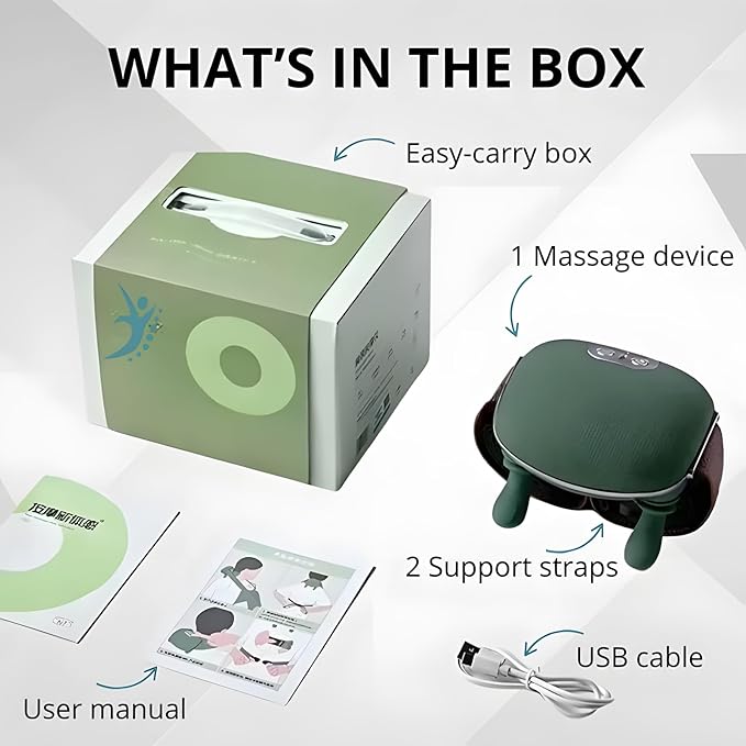 Neck Massager 2026 Upgrade Shoulder Massager with Heat Shiatsu 4D Kneading Neck and Back Massager for Relief (Green)