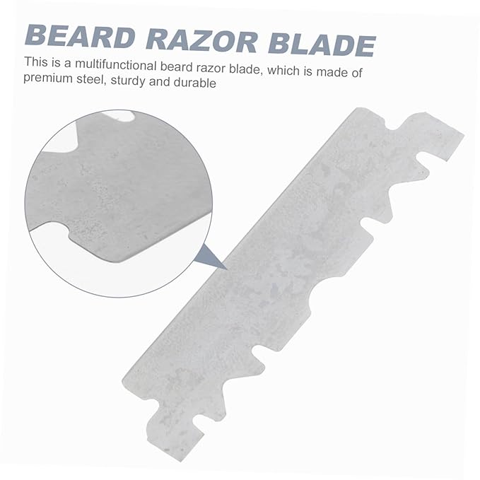 400pcs Stainless Steel Single Edge for Men Old Fashioned Safety Cutter for Smooth Shaving and Grooming Needs