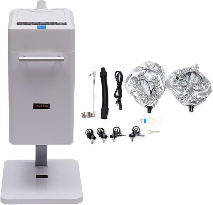 Generic Professional Hair Steamer Anion Hair Color Processor Beauty Salon Vertical Hair Steamer Machine for Hair Care Hair Repair 110V 500W