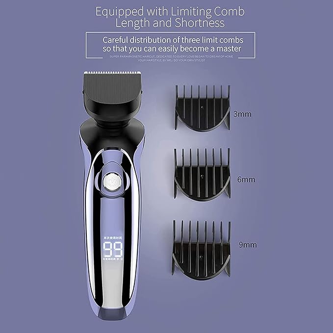Head Shavers for Bald Men 4 in 1 Electric Shaver Hair Clippers Men's Rotary Shavers Rechargeable Razors Beard Nose Hair Trimmer Shaving Grooming Sets