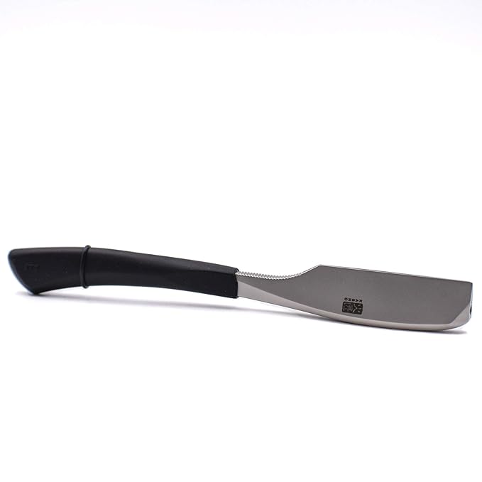 Kasho Captain Japanese Straight Edge Barbering Razor with Leather Case &amp 20 Kai Captain Blades -Compatible with Kai Captain and Feather Artist Club Razor Blades