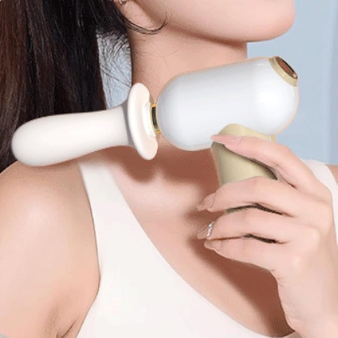 Mini Massager Gun for Women Back Massage with 5 Massage Gun Heads Wand Thera Gun Attachments 8 Speeds Massage Gun Deep Tissue