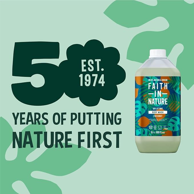 Faith In Nature Hydrating Coconut Body Wash 5litre Bottle
