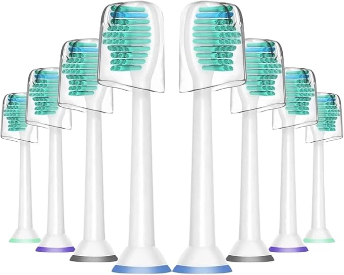 8pcs/lot Replacement Toothbrush Heads Compatible for SonicareHX6530 HX9340 HX6930 HX6710 HX9140 HX6921 HX6932