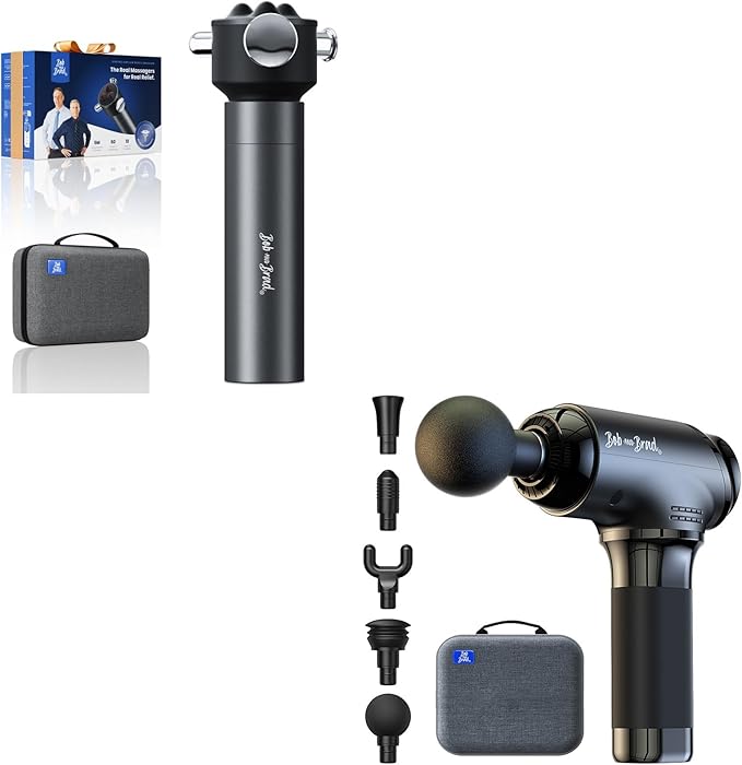 BOB AND BRAD T2 Massage Gun + G100 Pro Vibration Therapy Massager