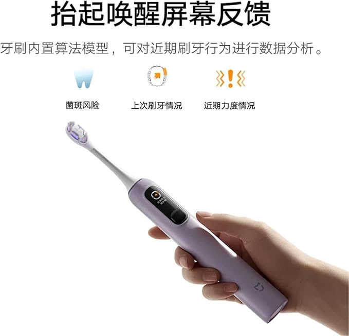 Compatible for Xiaomi MIJIA Wave Sonic Vibration Oscillation Toothbrush Pro - Replacement Toothbrush Head(Cleaning Heads)