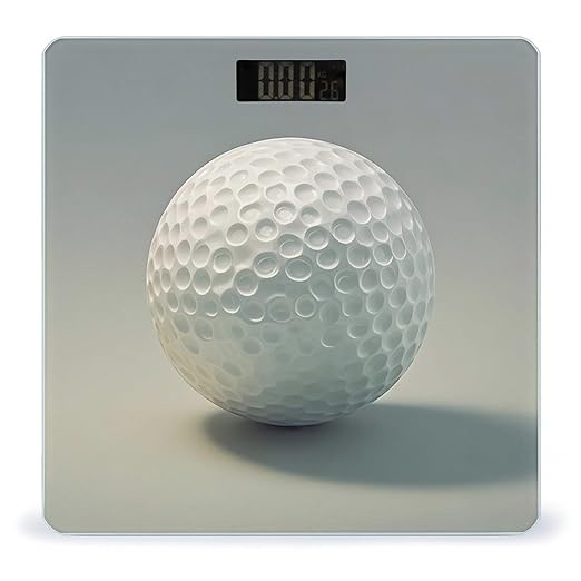 Golf Ball Smart Scale for Body Weight Accurate Bathroom Scale with LED Display Digital Weight Scales Weighing Machine High Precision Scales for Bath Home