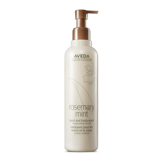 Aveda Rosemary Mint Hand &amp Body Wash | Liquid Hand Soap and Body Wash | with Invigorating Aroma of Certified Organic Peppermint &amp Rosemary