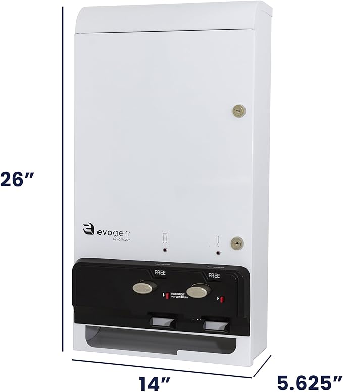Evogen - EV1-FREE EVOGEN SAN NAP/Tampon Dual DispenserWhite