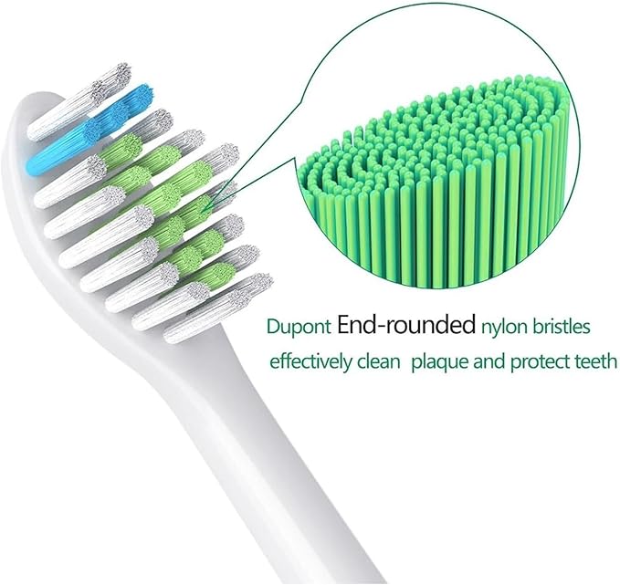 Compatible for 4pcs Replacement Brush Head Compatible with PH Sonic Care Diamondclean Electric Toothbrush(1)