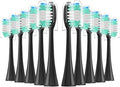 10 Pieces Compatible for Series Electric Toothbrushes Head(Black 10PCS)