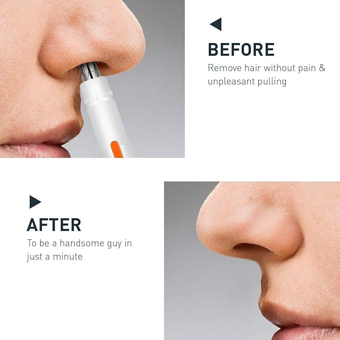 WEedsy Nose Hair Trimmer-Professional Painless Ear Nose Hair Trimmer for Men and WomenUSB Rechargeable Nose Hair TrimmerWaterproof Dual Edge Blades for Easy Cleaning
