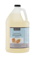 Cuccio Naturale Milk &amp Honey Hand &amp Body Detox Wash – 1 Gallon (128 oz) Spa Size Professional Cleanser Soothing &amp Hydrating Formula with Magnesium Sulfate pH-Balanced Moisturizing Body W