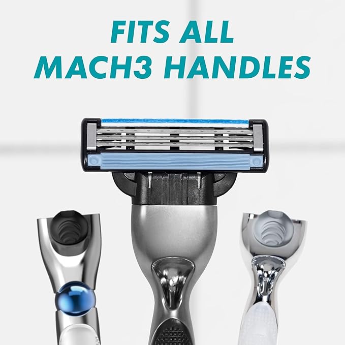 Mach3 Razor Refills for Men 15 Razor Blade Refills