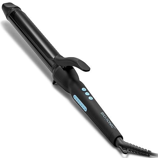 Bio Ionic Long Barrel Curling Iron with Moisture Heat Technology &amp NanoIonic MX Versatile Curling Wand - Multiple Barrel Sizes for Tight Classic Loose &amp Soft Curls