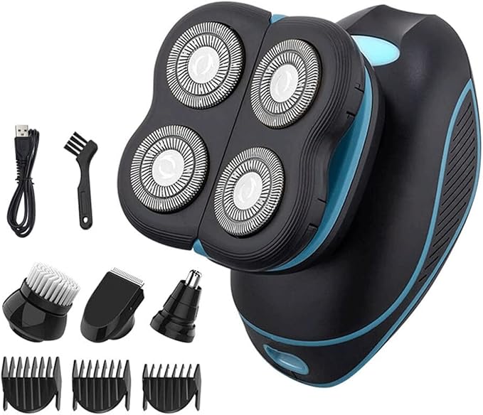 Electric Razor for Men Men Electric Shaver Razor Beard Sideburns Nose Hair Clipper Trimmer Bald Head Shaving Machine