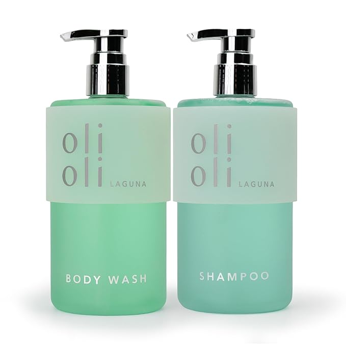 OLIOLI Daily Detox Shampoo &amp Body Wash 15.2oz Set | Clarifying Detox Shampoo with Aloe Vitamin B5 | Detoxifying Aloe Vera with Pro-Vitamin B5 &amp Botanicals