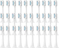 Compatible for XIAOMI MIJIA T300 Replacement Toothbrush Sonic Electric Vacuum Brush Heads 4/8/12/16PCS(T300White Blue-30pcs)