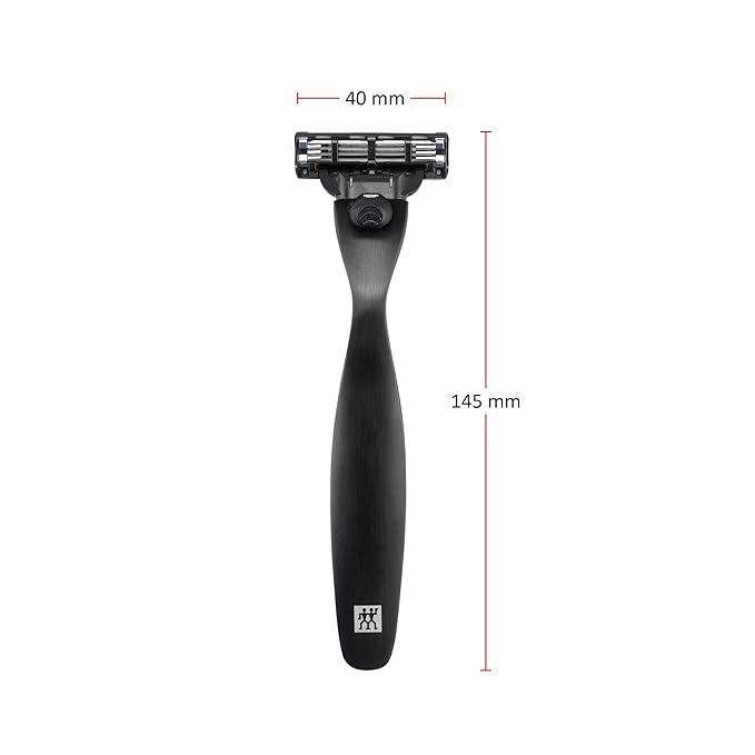 ZWILLING Beauty TWINOX Men’s Facial Razor Matte Black