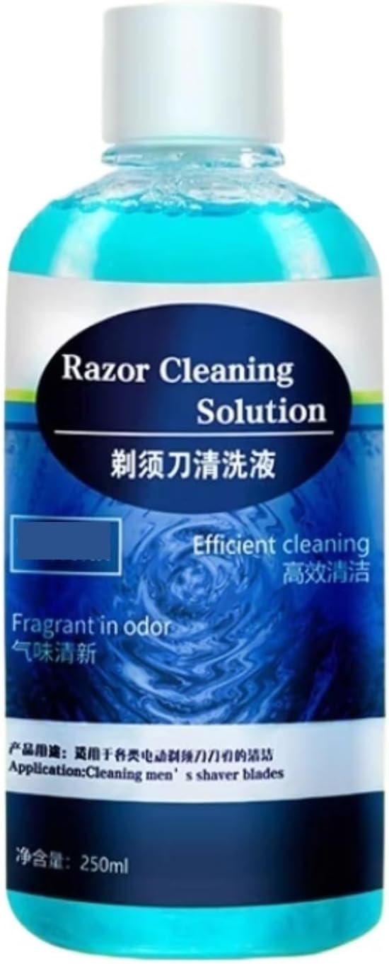 Electric Shaver 250 ML Cleaning Solution. Compatible With Panasonic ES-LV/ES-ST Series ES-LV53 ES-ST25 ES-LM3C Electric Shavers(250ML x1Pcs)