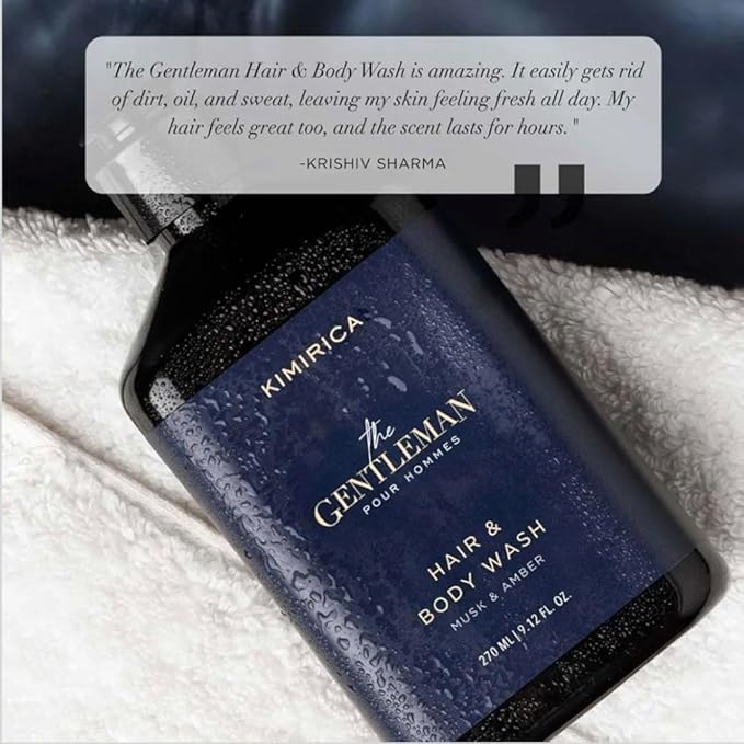 Kim&ampirica The Gentlemen Hair &amp Body Wash For Mens Shower Gel270ml