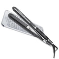 Olivia Garden Titanium + Ion Professional Flat Iron - Hair Straightener for All Hair Types - Includes Heat-Resistant Mat - 3D Floating Plates