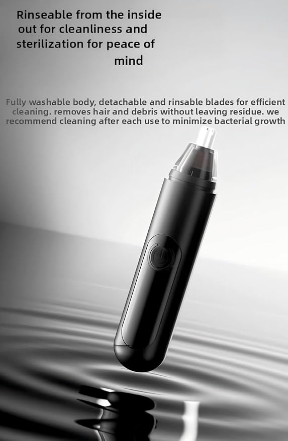 Vauxhaller-Unisex Multi-Functional Nose Hair Ear Hair and Eyebrow Trimmer Rechargeable Portable