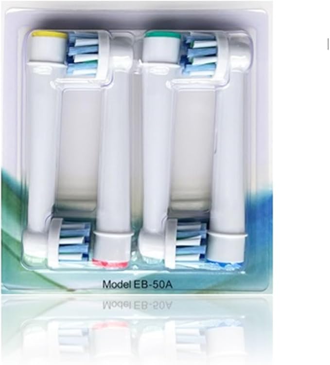 Brush Heads Refill Compatible for O bElectric Toothbrush Heads Replacement for Oral Nozzles D12 Cross(4pcs-EB50)