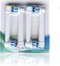Brush Heads Refill Compatible for O bElectric Toothbrush Heads Replacement for Oral Nozzles D12 Cross(4pcs-EB50)