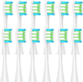 12PCS Replacement Brush HeadsCompatibility for Oclean X/X PRO/ Z1/ F1/ One/Air 2 /SE Toothbrush(12pcs White)