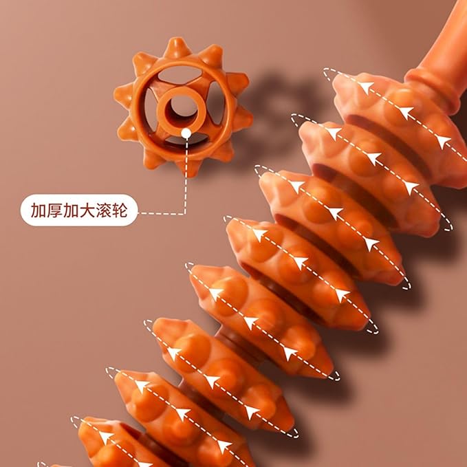 狼牙棒按摩棒 Leg Arms Back Calves Roller Massage Roller Stick 滚轮轴瘦小腿筋膜按摩棒 Leg Arms Back Calves Roller Massage Roller Stick 健身 Yoga Fitness Workouts Massage 瑜伽琅琊按摩器 HomeOffice Body Electric Massagers