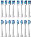 16pcs Replacement Brush Heads Compatible for Sonicare HX3 HX6 HX9 Series HX3210 3211 6150 6500 6510 6530 9342 6730(16pcs P3)