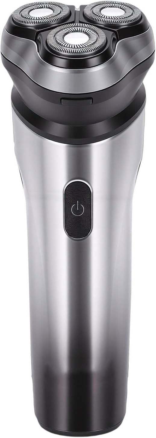 Electric Beard Trimmer Cordless Groomer for Men with USB Rechargeable Includes 3 Interchangeable Heads for Precision Trimming