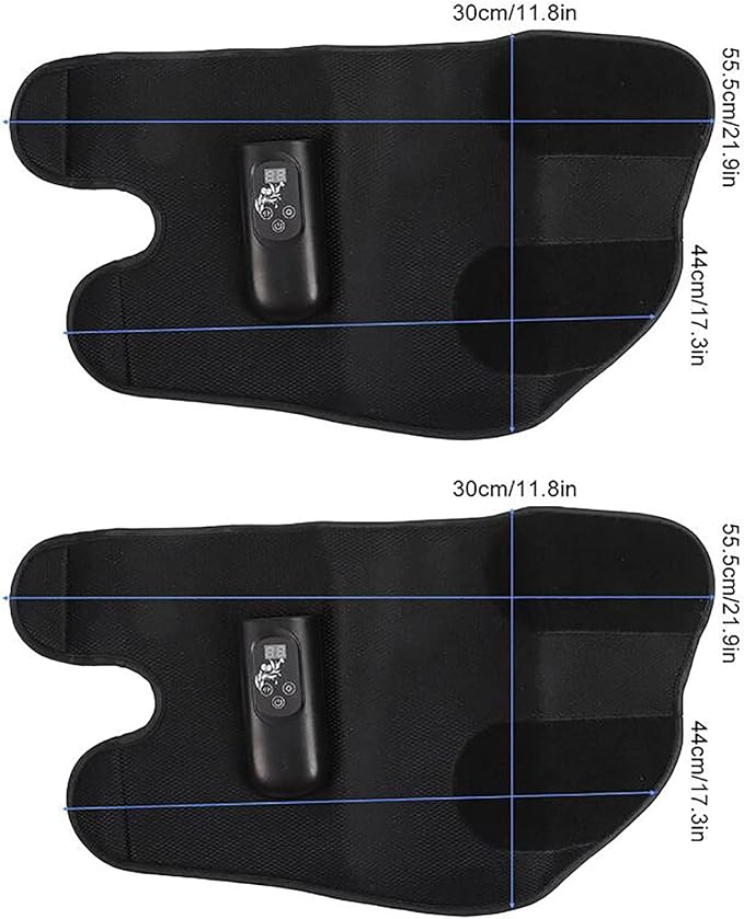 Leg Massager 3 Gears Adjustable Calf Ankle Wraps Massager Constant Temperature Hot Compress Lightweight Design and Soft and Comfortable for Feet Legs Muscle Relaxation